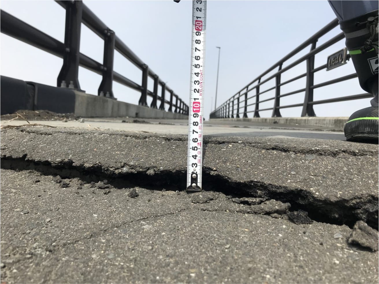 分断の確認を行いました